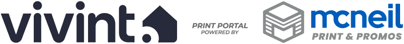 Vivint and McNeil Printing—More Than Print Logo